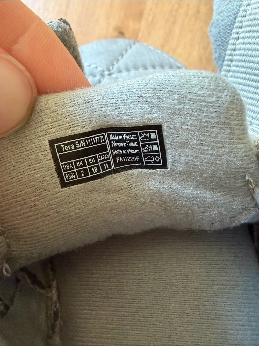 Teva Infant Ember Moc Bootie - Drizzle Grey - Size 2/3